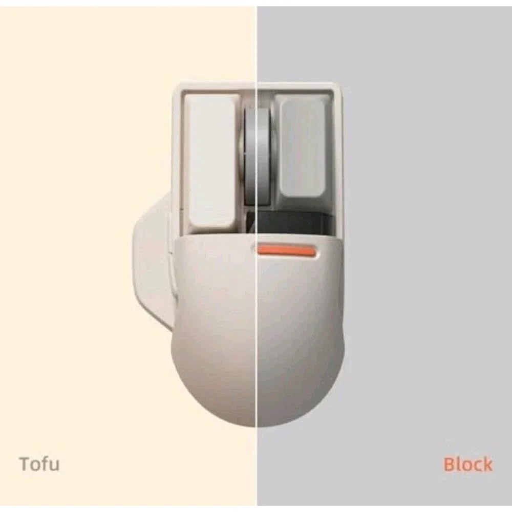 Touch PBT Wireless Mouse USB Receiver Bluetooth Wired Connection Rechargeable